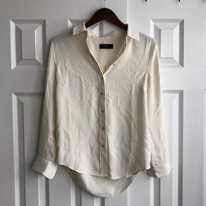 Brass Clothing ivory button down blouse